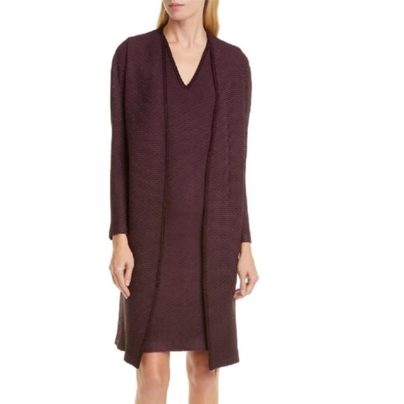 ST.JOHN COLLECTION Sculpted Texture Knit Cardigan - Picture 2 of 8